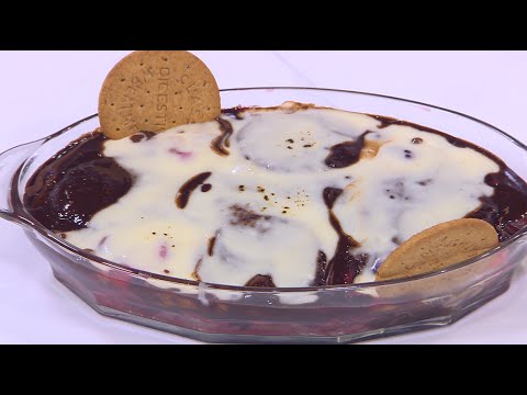 طريقة عمل فواكه بالبشاميل و الشيكولاتة