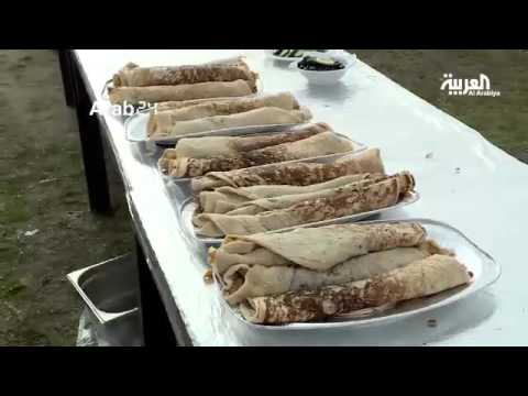 شاهد سندويش طوله 100 متر يدخل غينس