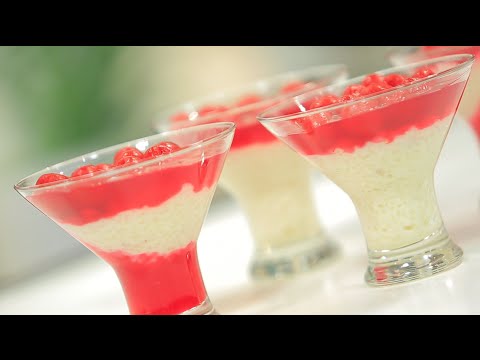 طريقة عمل أرز باللبن بشربات المورد