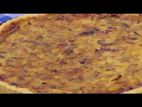 بالفيديو طريقة عمل كيش بصل