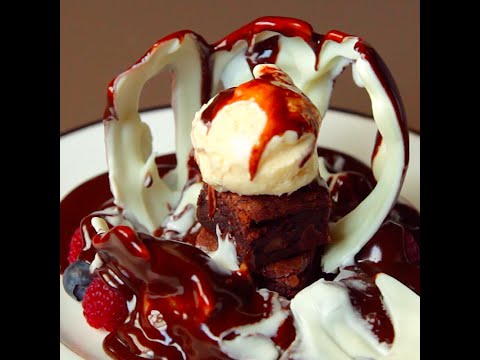 كرات الشيكولاتة السحرية مع الآيس كريم