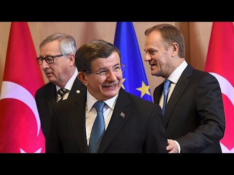 شاهد قمة أوروبية تركية في بروكسل