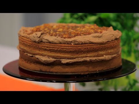 بالفيديوطريقة عمل كيكة تفاح بالكراميل