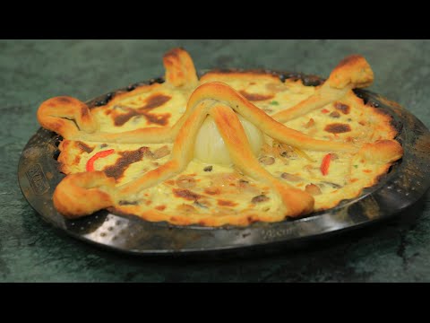 بالفيديوطريقة عمل فطيرة الدجاج