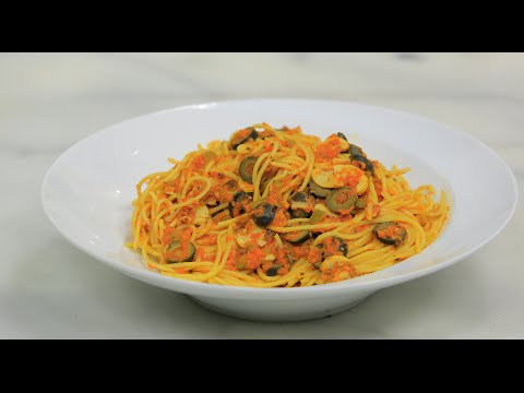 طريقة عمل مكرونة بالمشروم