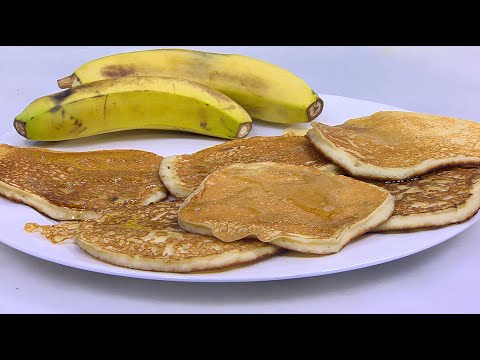 طريقة عمل بان كيك موز مهروس