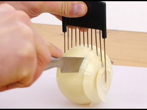 شاهد أسهل طريقة لتقطيع الخضراوات لشرائح متساوية