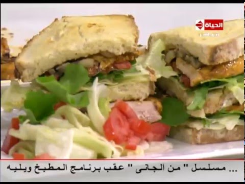 بالفيديو سندوتش الدجاج المشوي