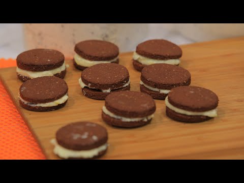 شاهد طريقة عمل بسكويت بالشيكولاتة