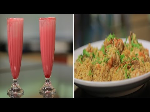 دجاج بالأرز و الفريك  طحينة بالحمص و الأفوكادو