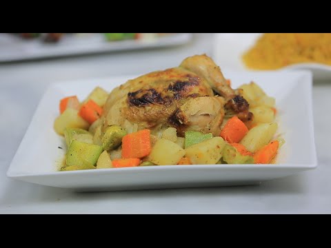 طريقة عمل دجاجة في الفرن