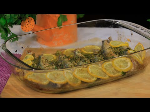 طريقة عمل صينية سردين بالليمون