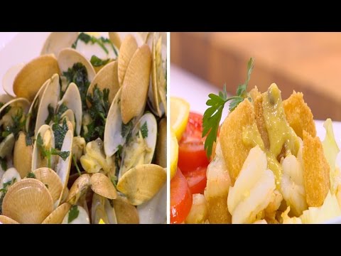 شاهد جندوفلي بالكمون والفلفل الحار وسيزر سلاط بالجمبري