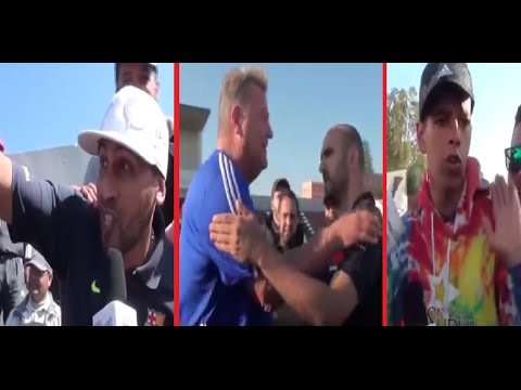 بالفيديو  ما لم تشاهدونه في مباراة الوداد والفتح في ملعب المسيرة الخضراء