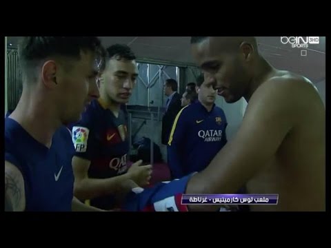 بالفيديو فيديو ميسي يعانق العربي