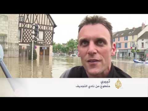 بالفيديو طوارئ بسبب الفيضانات في فرنسا