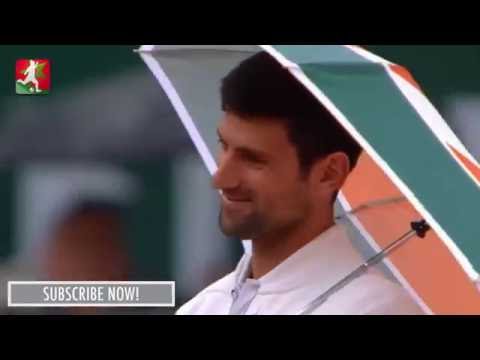 شاهد ماذا فعل دغوكوفيتش الطريف