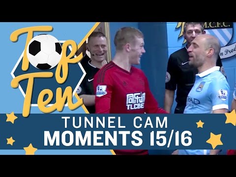 شاهد أبرز 10 لحظات في نفق مانشستر سيتي في موسم 20152016