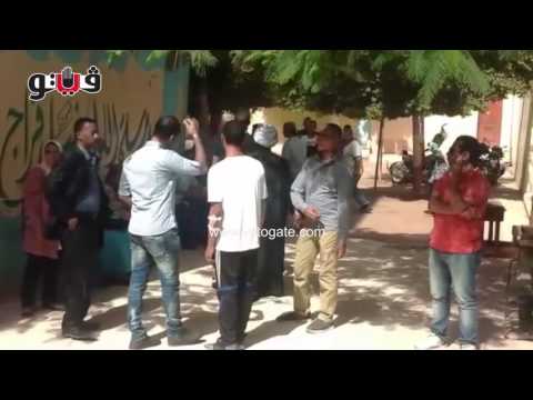 بالفيديو شاهد رمضان صبحى يدخل لجنة كرداسة بدون تفتيش