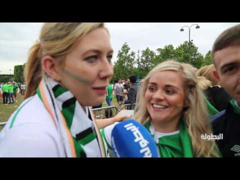 بالفيديو شاهد جماهير السويد وإيرلندا بعد المباراة