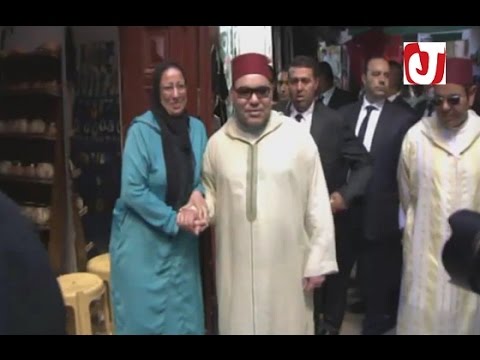 بالفيديو شاهد شاهد روعة الحب والترابط بين الملك محمد السادس وشعبه