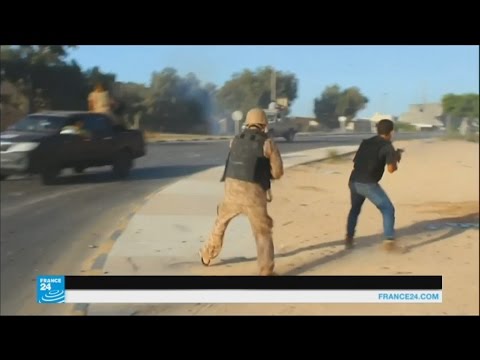 بالفيديو معارك عنيفة بين قوات حكومة الوفاق الليبية و داعش