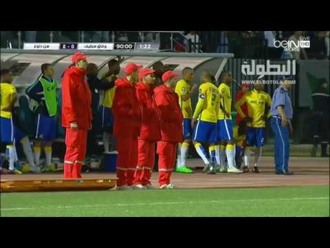 بالفيديو شغب جماهير وفاق سطيف يوقف مباراة ماميلودي سونداونز