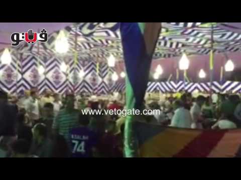 بالفيديو شاهد والدة محمد صلاح تطرد سيدتين من حفل الإفطار