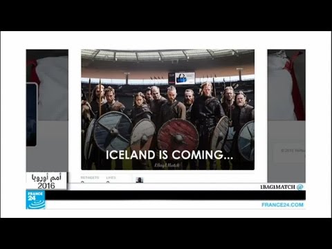 بالفيديو بركان أيسلندا الثائر في كأس الأمم الأوروبية ومواقع التواصل الاجتماعي