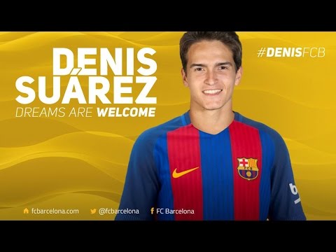 شاهد برشلونة يحتفل باستعادة نجمه الشاب دينيس سواريز