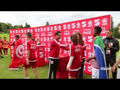 بالفيديو تشافي يُتوج الفائزين بلقب كوبا كوكا كولا