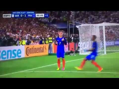 شاهد الهدف الأول لمنتخب فرنسا خلال المباراة مع ألمانيا