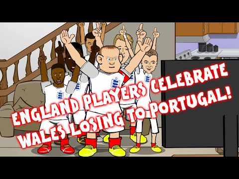 بالفيديو لاعبو المنتخب الإنكليزي يسخرون من هزيمة ويلز