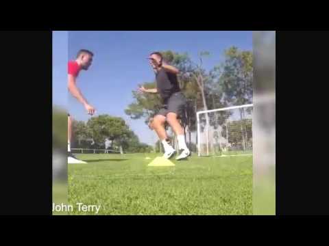 بالفيديو اللاعب جون تيري يستعد للموسم الجديد بتدريبات قاسية