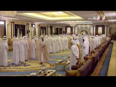 بالفيديو محمد بن زايد يستقبل محمد بن راشد والحكام والمواطنين