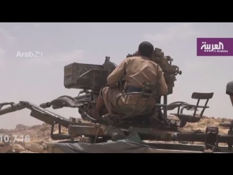 شاهد التحالف يشن غارات على مواقع الميليشيات