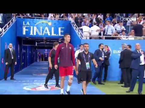 بالفيديو شاهد عودة رونالدو لدعم فريقه رغم إصابته