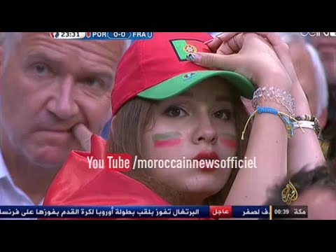 بالفيديو لحظة مؤثرة بعد إصابة رونالدو في مباراة نهائي أمم أوروبا