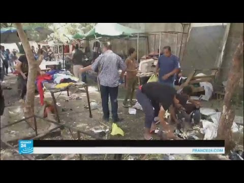 بالفيديو انتحاري يفجر حزامه الناسف في نقطة تفتش في الكاظمية شمال بغداد