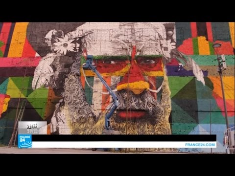 بالفيديو أكبر لوحة تنادي بالسلام بين الثقافات والشعوب والأديان