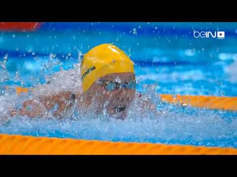 بالفيديو رقم قياسي جديد في مسابقة سيدات 100م فراشة