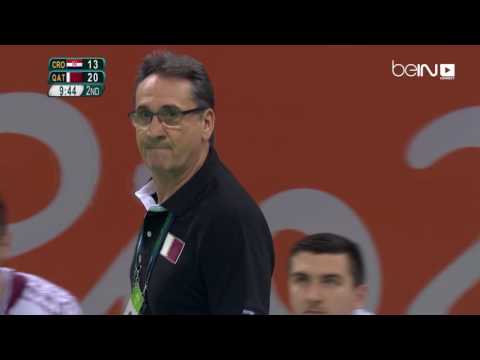 بالفيديو قطر تحرج كرواتيا في بداية المشوار في كرة اليد بنتيجة  23  30