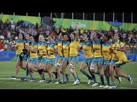 بالفيديو سيدات استراليا تحرزن ذهبية سباعيات الركبي