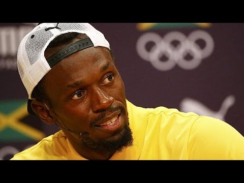 شاهد العداء الجامايكي أوسين بولت يجذب الأنظار في ريو 2016
