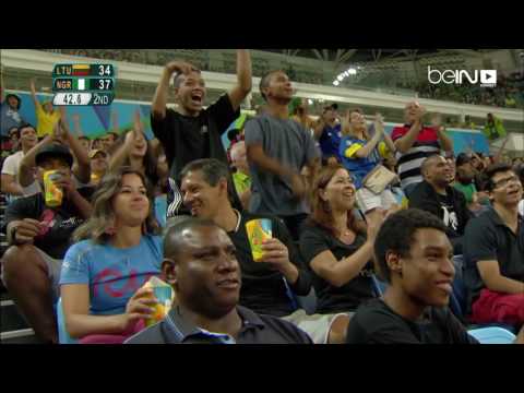 بالفيديو  رجال ليتوانيا يتغلّبون على المنتخب النيجيري بنتيجة 89 80