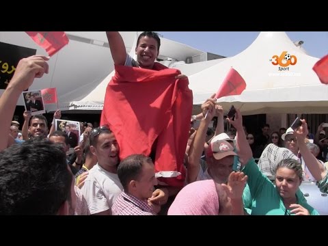 بالفيديو إستقبال البطل إسماعيل البگاري في مطار محمد الخامس