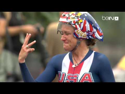 بالفيديو  الأميركية كريستين أرمسترونغ تحرز الذهبية الثالثة على التوالي