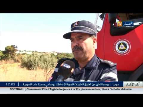 نشوب حريق على مستوى الغابة التابعة لحديقة الحيوانات ببن عكنون