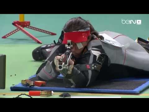 فيديو وضعيات مختلفة للاعبات رماية 50 م