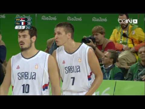 شاهد منتخب السلة الفرنسي رجال يفوز على صربيا 76  75